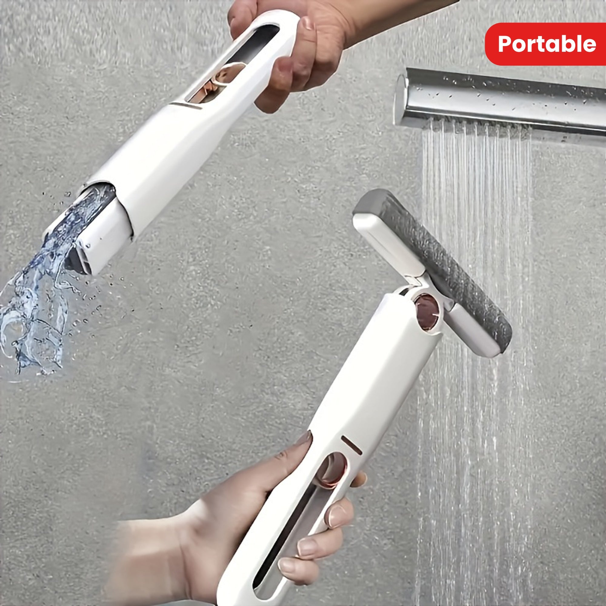 Mini Sponge Mop Set 3 Pieces with Replacement Heads for Floors Walls and Windows