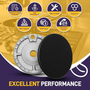 Set of 4 Gas Stove Burner Covers Oven Flame Cap Protectors for Kitchen Metal Burners