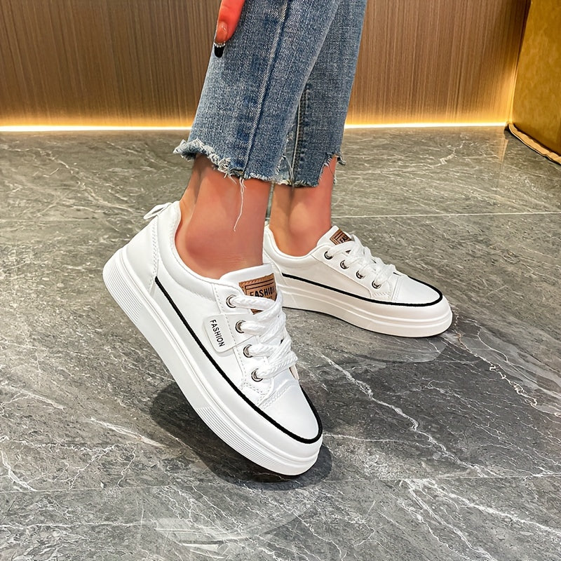 Женские белые повседневные спортивные кроссовки легкие для всех сезонов