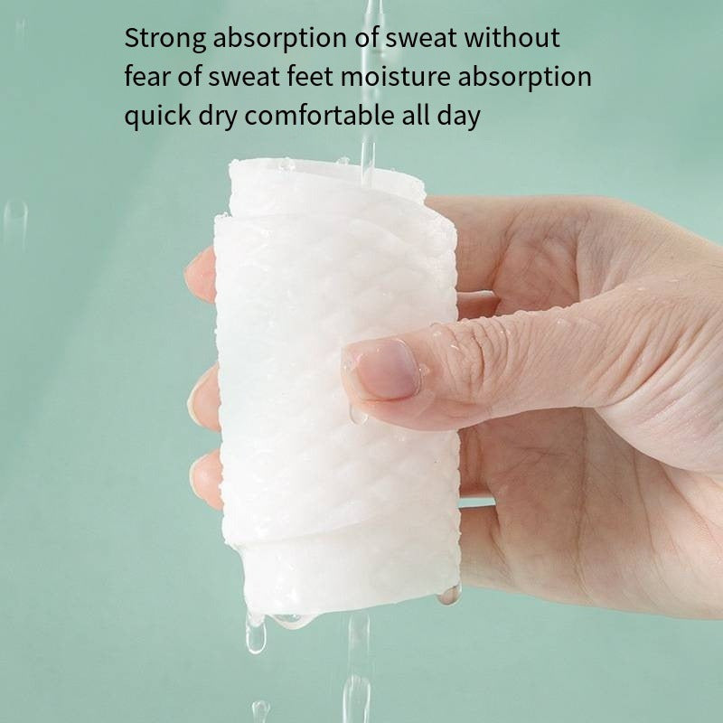 Унисекс дышащие одноразовые стельки для обуви, впитывающие пот и контролирующие запах, ультратонкие, белые, 10 пар
