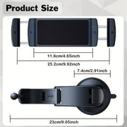 Universal Car Smartphone and Tablet Holder, Adjustable, Anti-Shake, Suction Cup