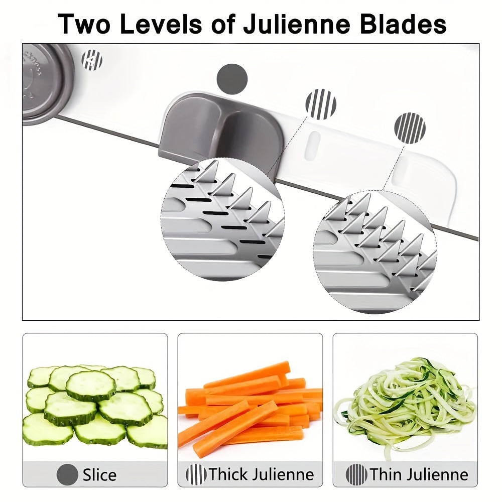 Manual Mandoline Slicer with Stainless Steel Blades for Vegetables Kitchen Accessory