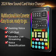 Real-Time Voice Changer Microphone for Gaming and Streaming Black