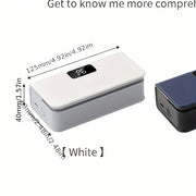 Mini Snack Sealer Portable USB Rechargeable with Digital Display for Home Travel