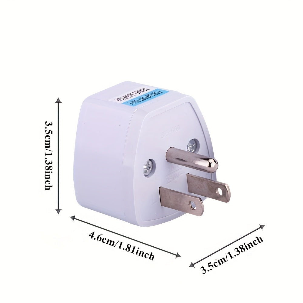 Adaptador de viaje universal para EE. UU., UE, AU, Japón sin carga, sin batería