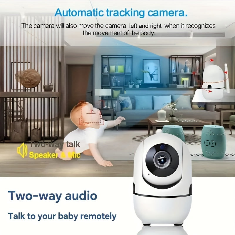 Wireless Security Camera with Night Vision Two-Way Audio Home Monitoring