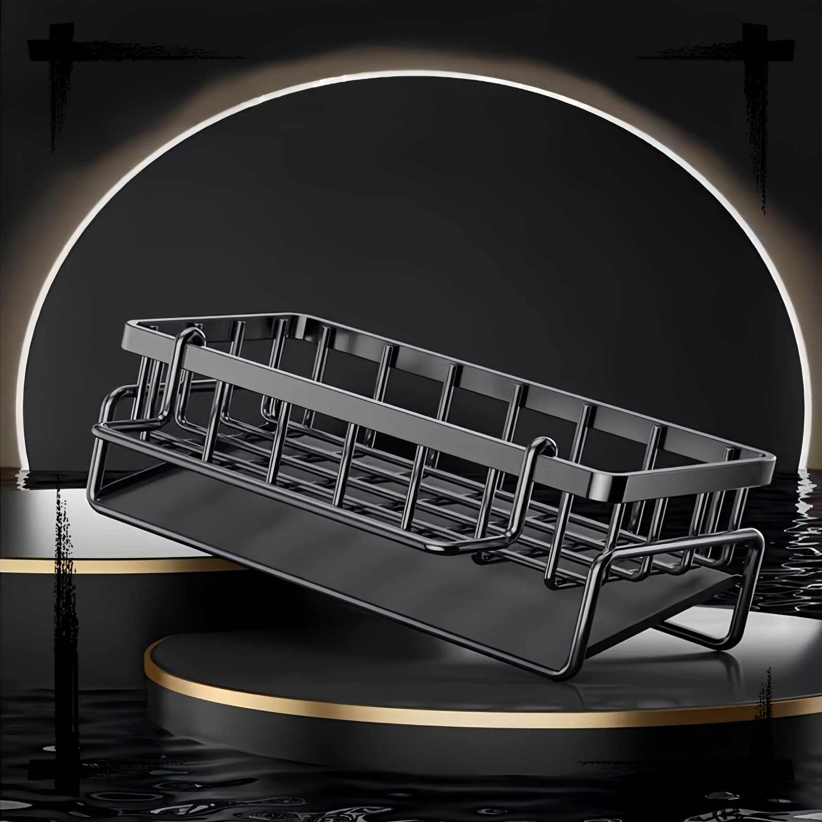 Multifunctional Kitchen Storage Rack Draining Space-Saving Large Capacity