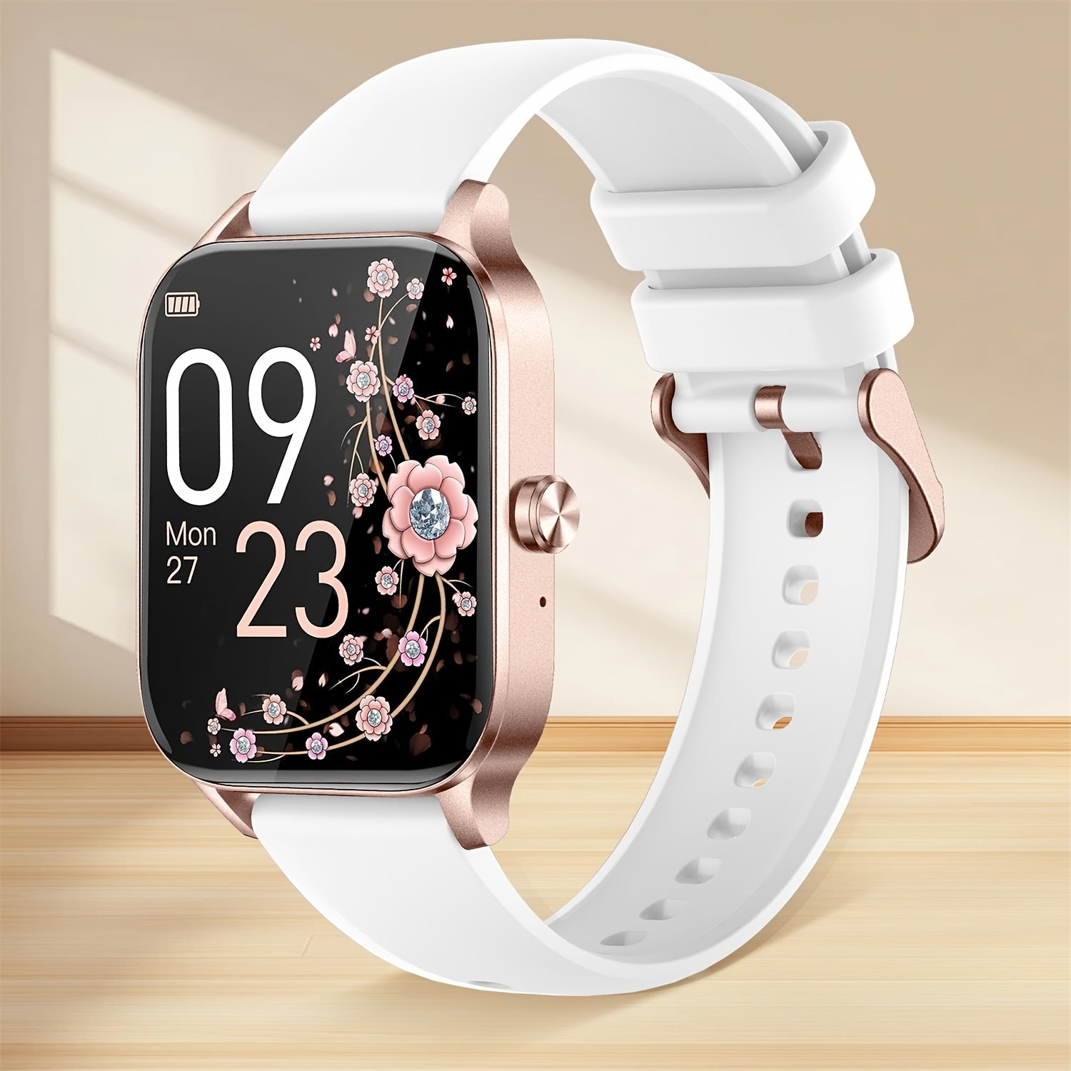 Yangi Smart Soat Ayollar va Erkaklar uchun, HD Katta Ekran, Qo'ng'iroq Qilish va Qabul Qilish Imkoniyatiga ega Fitness Tracker Soati. IP68 Smart Soat, AI ovozi, Ob-havo Bashorati, Suv Ichish Eslatmasi bilan.