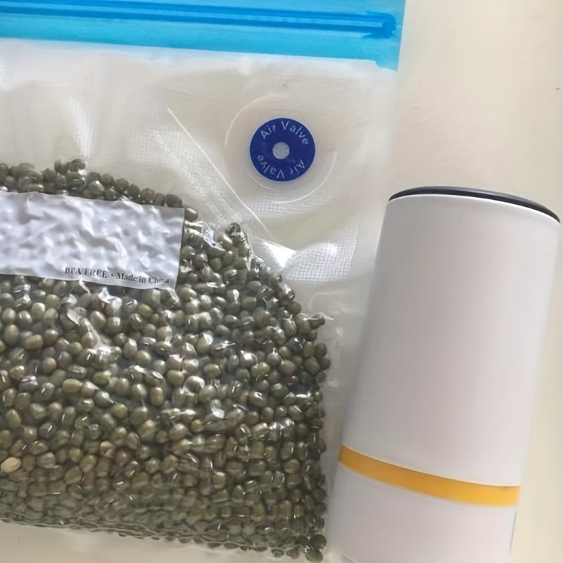 Portativ vakuum yopishtiruvchi USB zaryadlash 3W 800mAh litiy batareya oziq-ovqat uchun bosimli sumka yopishtiruvchi