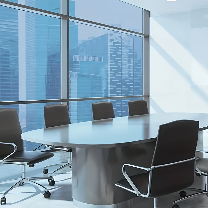 10 Mil Thick Silver Window Film Deep Blue UV Blocking Heat Insulation for Home Office