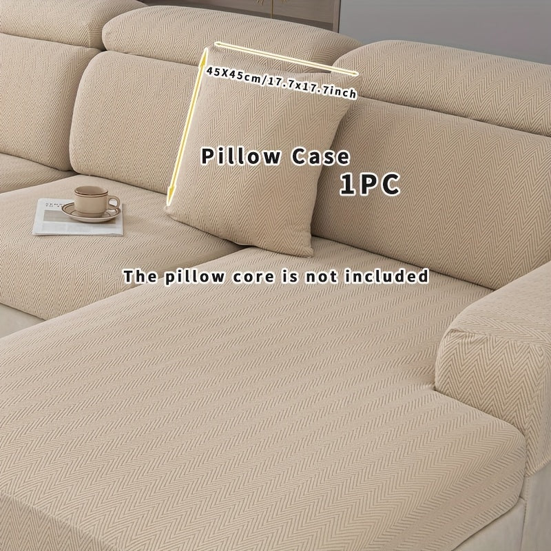 All-Season Solid Color Sofa Cover for Pets and Scratches Protection