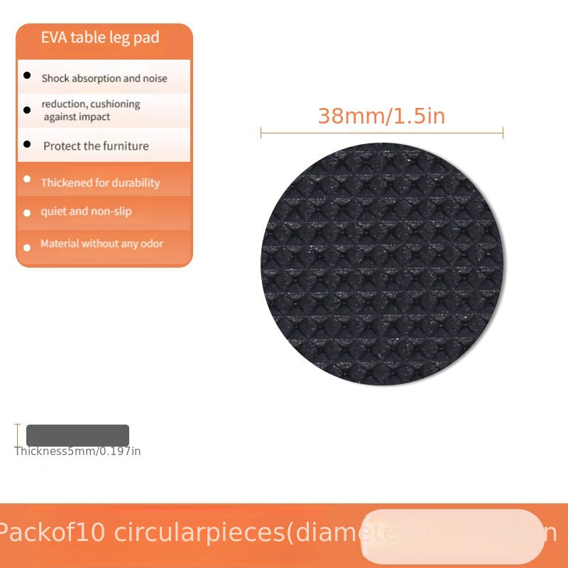 Self-Adhesive Felt Chair Mats for Hardwood Floors Scratch-Resistant Furniture Pads