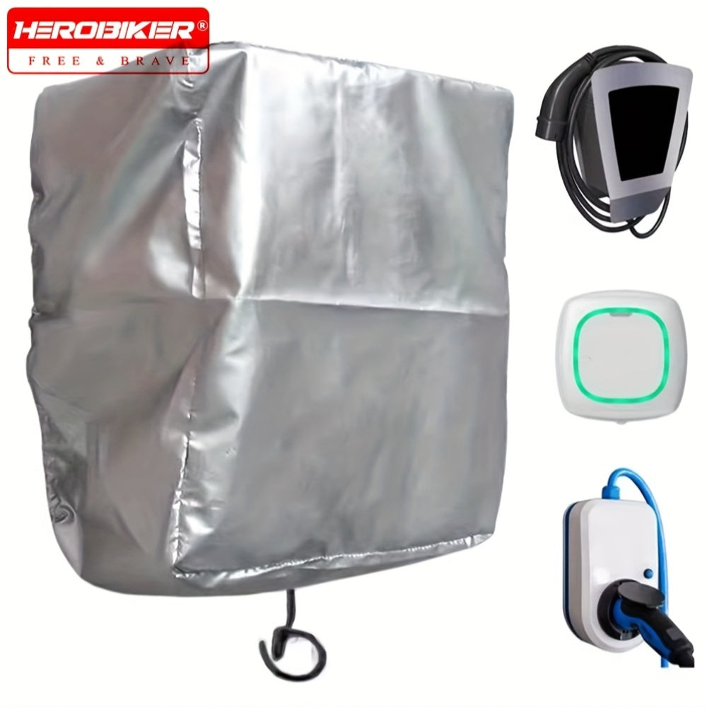 Outdoor Waterproof Wall-Mounted EV Charging Station Cover Polyester Dustproof Protector
