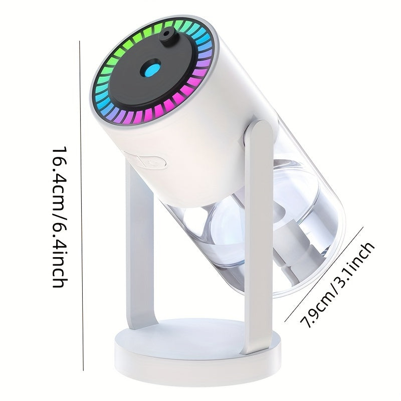 USB-Powered Starry Sky Humidifier with Essential Oil Diffuser and Night Light Compact Portable for Home Car