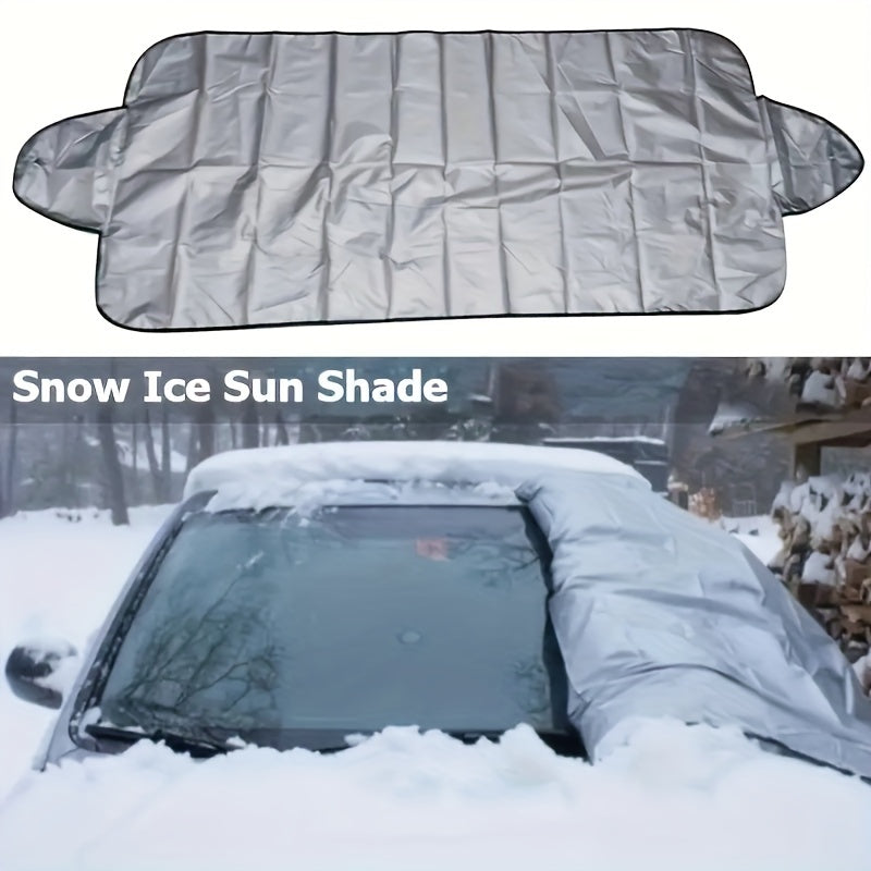 Winter Car Snow Cover Foldable Windshield Sunshade