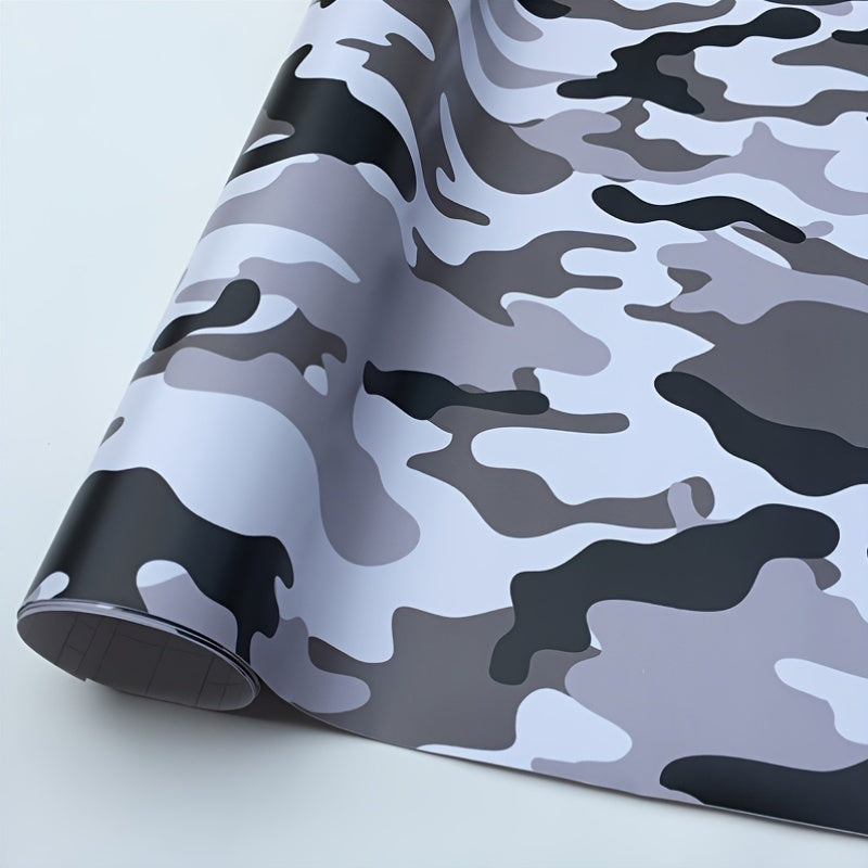 Avtomobillar, velosipedlar, noutbuklar uchun kamuflyaj vinil qoplama, bardoshli, ob-havo sharoitlariga chidamli