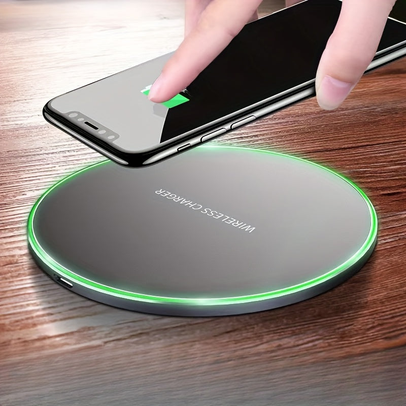 15W Wireless Charger USB C Fast Charging Pad with Quick Charge QC 3.0 for iPhone Samsung