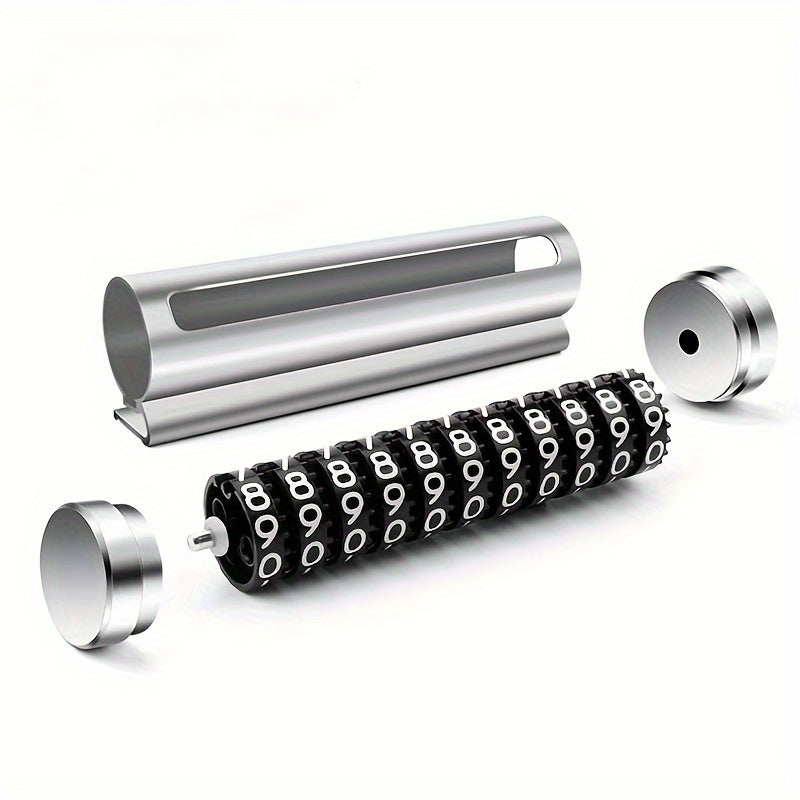 Metal Car Plate with Roller Display for Parking Temporary Phone Number
