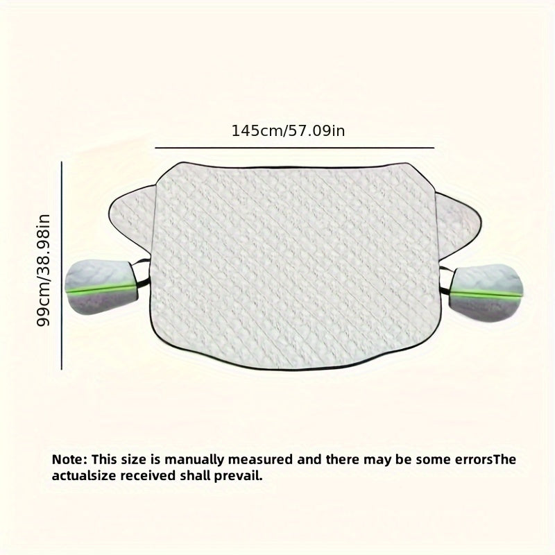 Barcha mavsumlar uchun avtomobil qoplami, suv o'tkazmaydigan, shisha oynalar uchun pechka qoplamlari, UV, muz, qor, chang bilan