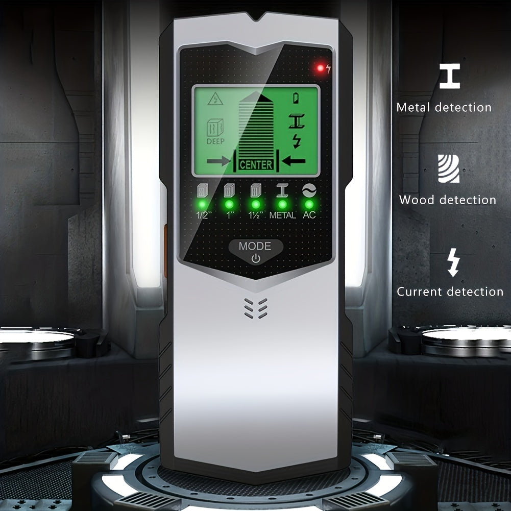 5-в-1 Стеновой сканер, детектор дюбелей с высокой точностью 0,01, обнаружение металла и проводов