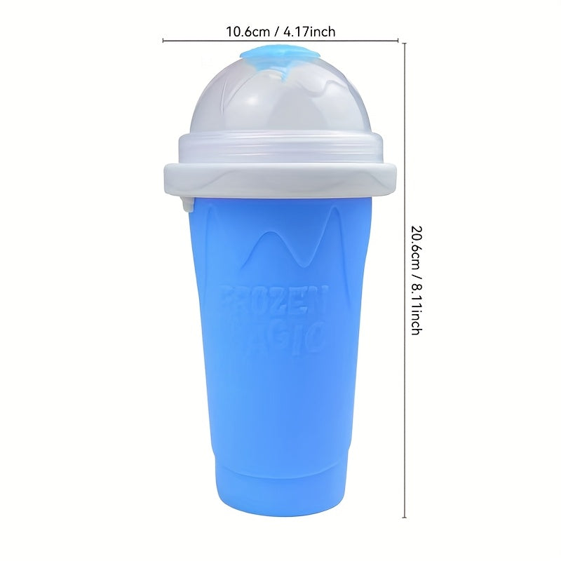 Portable Manual Smoothie Maker No Electricity Needed Quick Freezing Summer Drink Blender