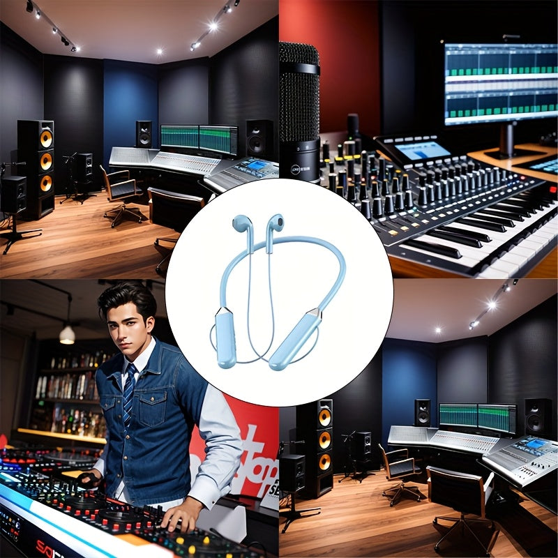 Auriculares de diadema inalámbricos con cancelación de ruido, larga duración de batería, carga USB para juegos y deportes