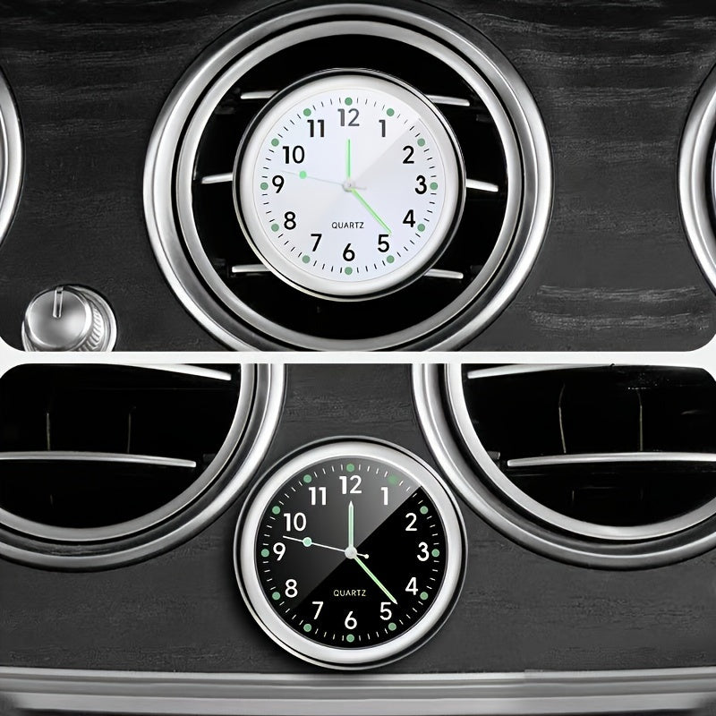 Настройка часов на приборной панели автомобиля, мини-светящийся вентилятор для украшения автомобиля