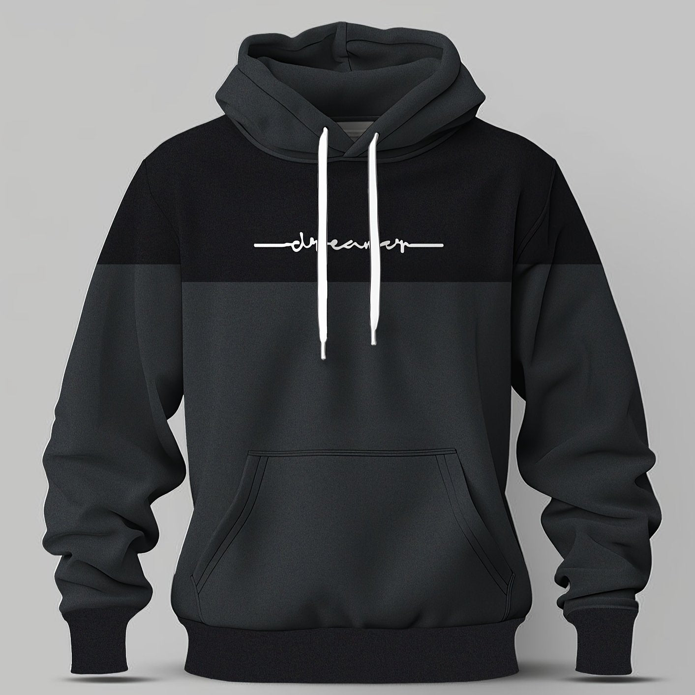 Men's 3D Printed Hoodie Long Sleeve Digital Graphic Casual Plus Size