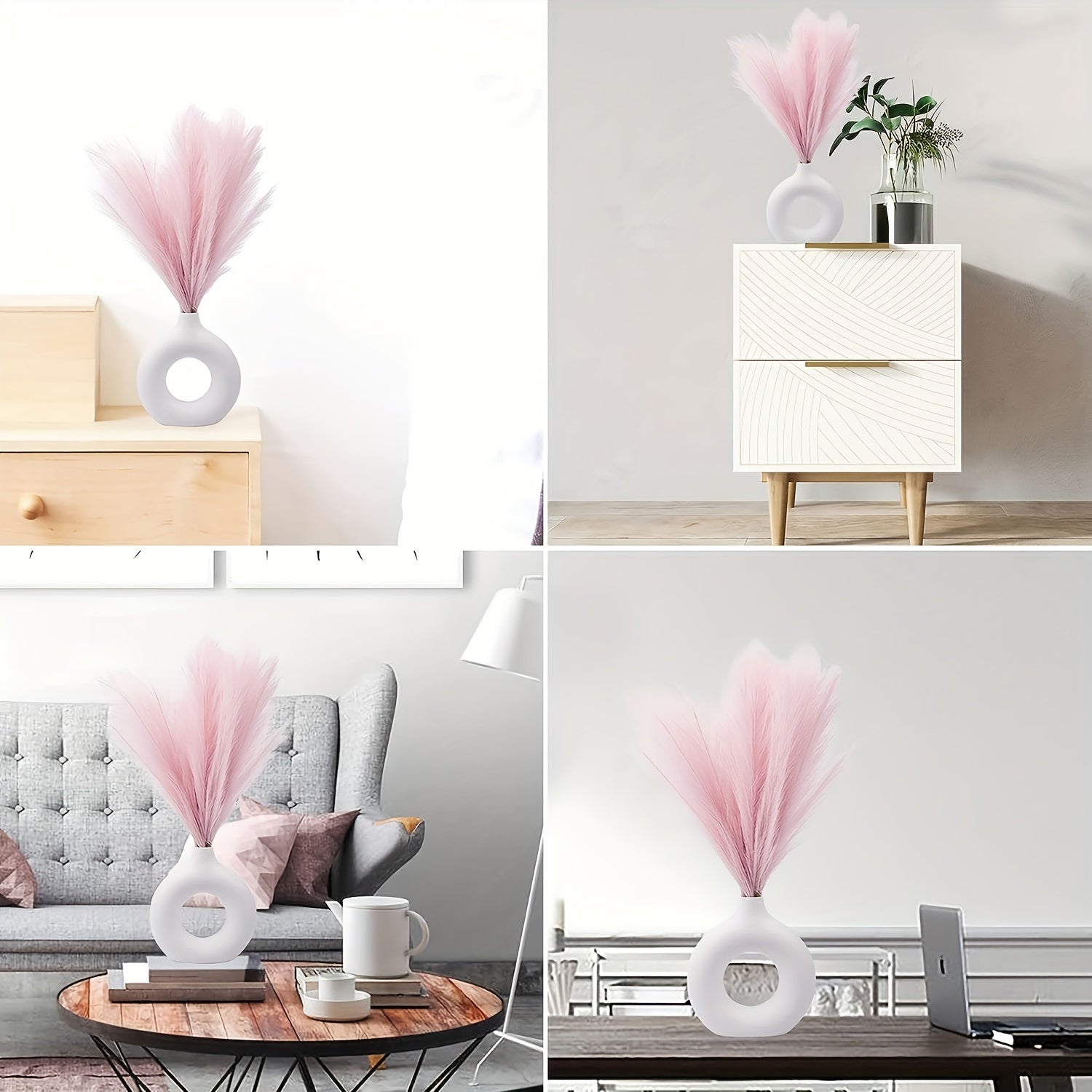 Искусственный букет пампасной травы - Идеально для свадебного и домашнего декора