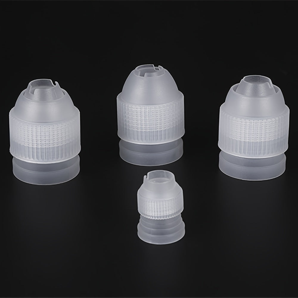 Set of 4 Baking Tools with Piping Bags Frosting Tips and Couplers