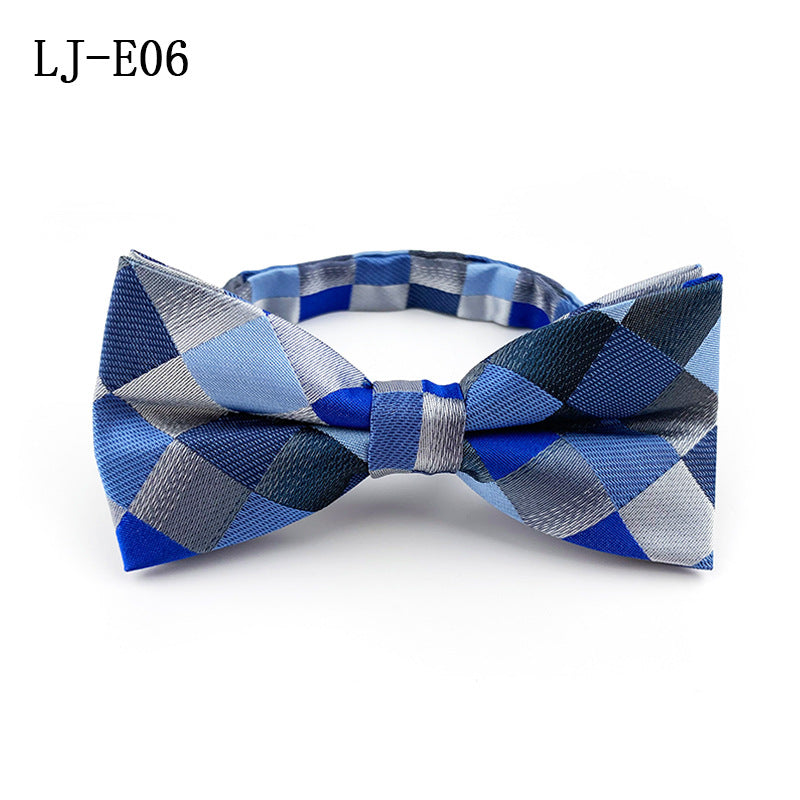 Men's Bow Tie Polyester Jacquard Fabric for Formal Events