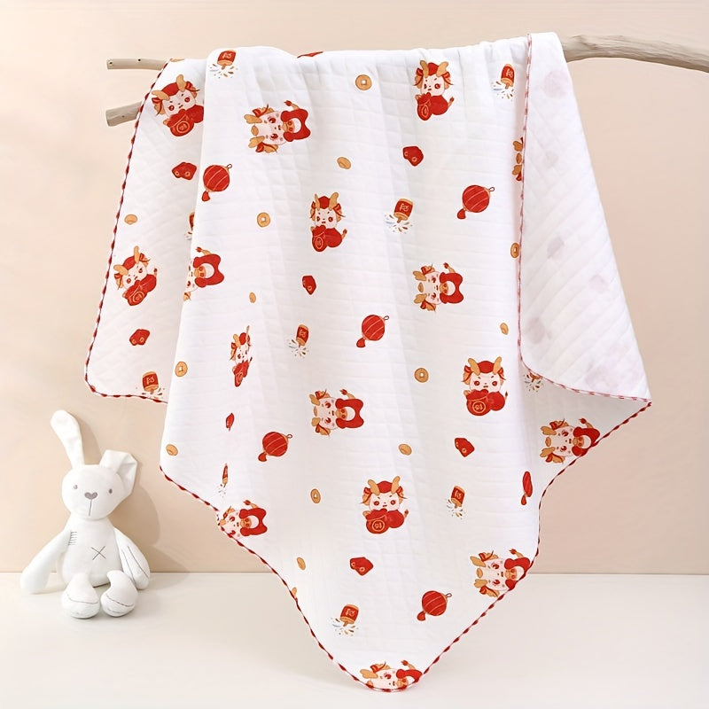 Baby Swaddle Blanket for Newborns in Spring Autumn Winter Soft Cotton