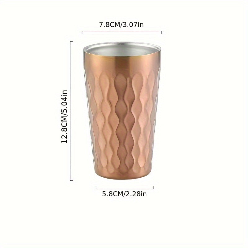 Stainless Steel Cups for Men and Women, Reusable, Durable, 12oz