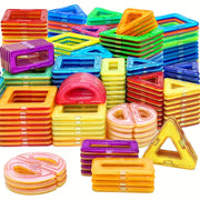 Magnetic Building Blocks for Kids Age 3 Plus Educational Creative Toy Assorted Colors