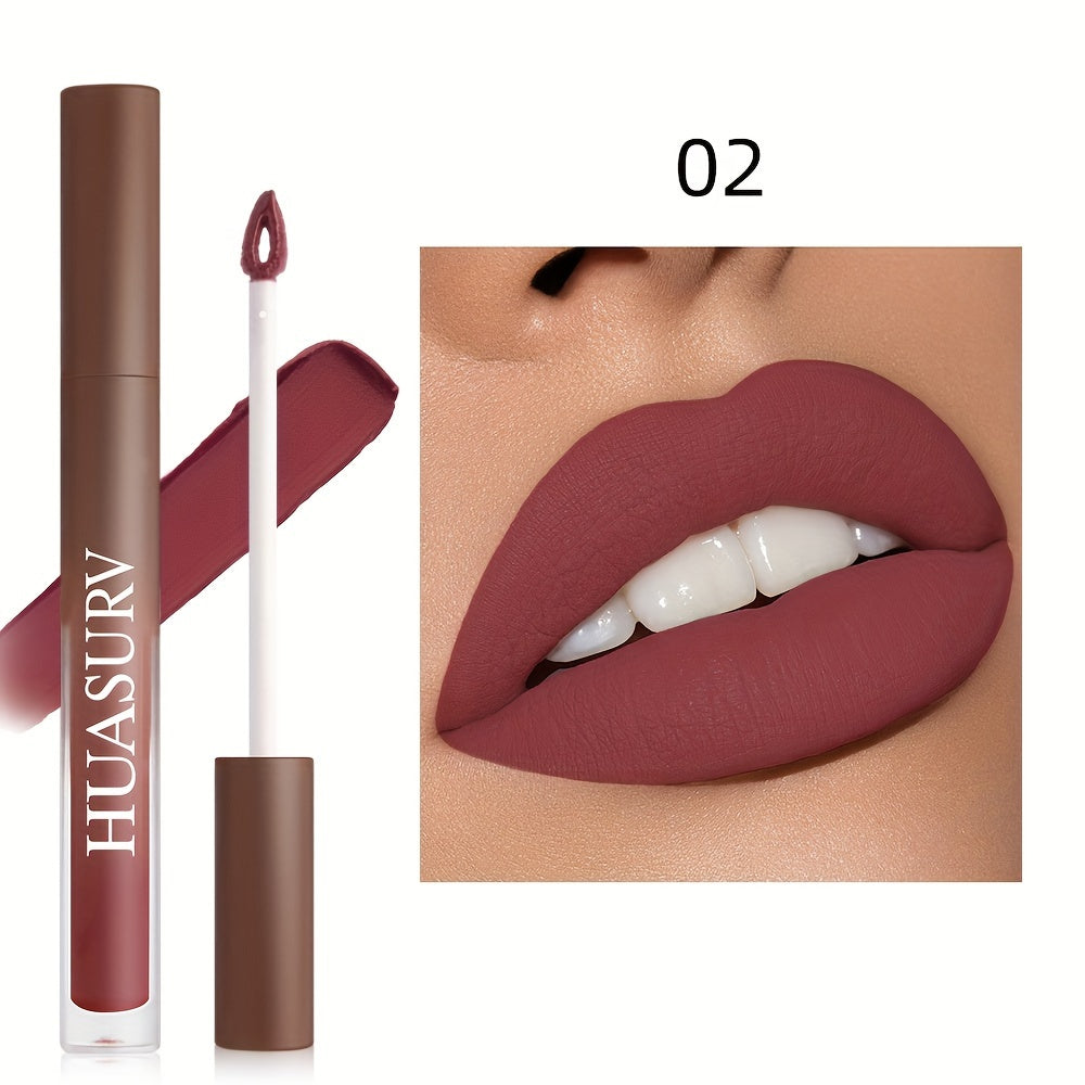 Brillo de labios mate hidratante para mujer Misty Velvet Lip Glaze 19 colores