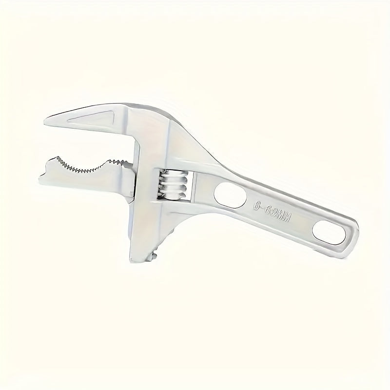 Multi-Functional Large Opening Adjustable Wrench for Plumbing and Maintenance