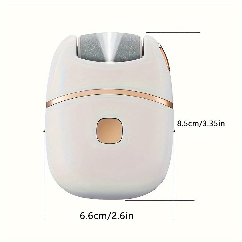 Rechargeable Electric Foot Grinder with Ergonomic Design for Polishing Faux Leather