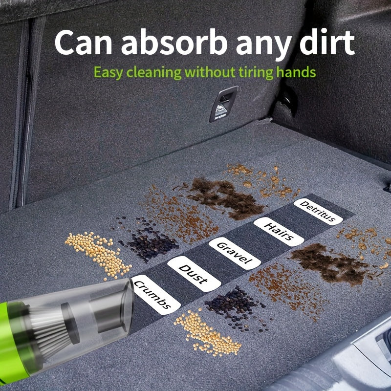 Портативный автомобильный пылесос 120 Вт ручной авто пылесос с мощностью всасывания 4 кПа
