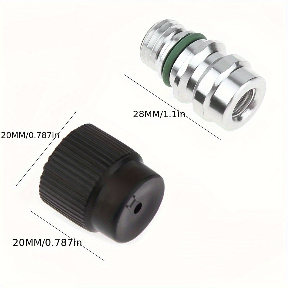 High-Pressure R-134A Refrigerant Port Adapter for Chrysler Ford A/C Leak-Proof