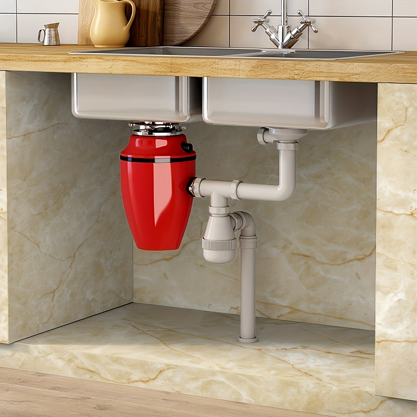 Self-Adhesive Waterproof Marble Wall Stickers for Kitchen Bathroom Renovation