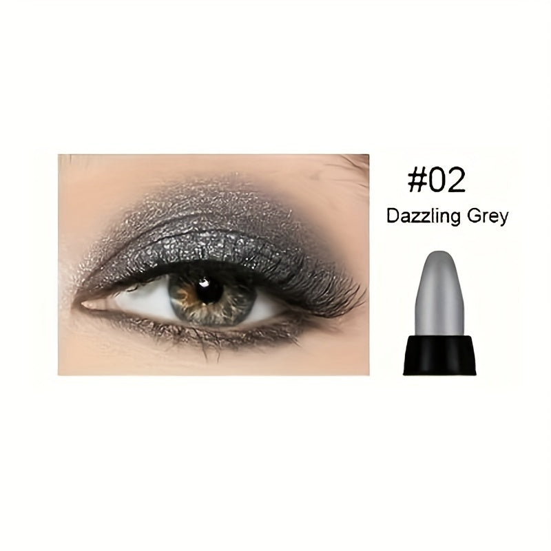 Long-Lasting Shimmering Eyeshadow Stick with Waterproof Formula and Plant Squalane