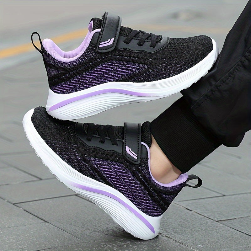 Girls Kids Sports Shoes Breathable Mesh Low Top Sneakers for Daily Wear and Sports