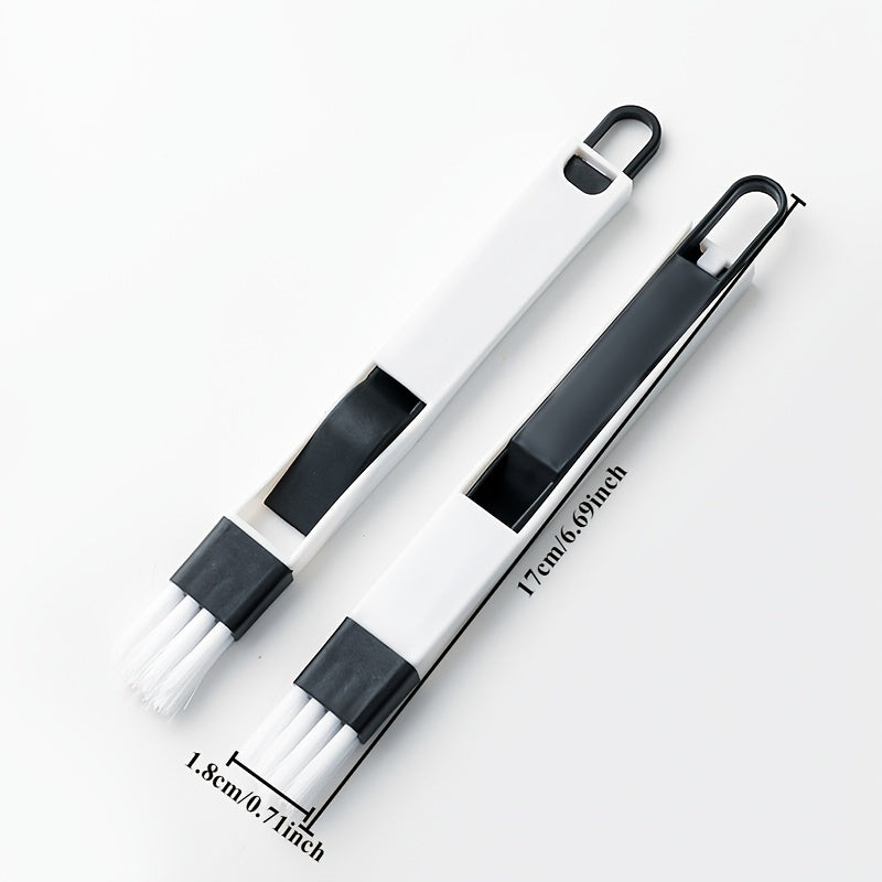 Duo-Pack Plastic Cleaning Brushes with Dusting Attachment and Groove Cleaner