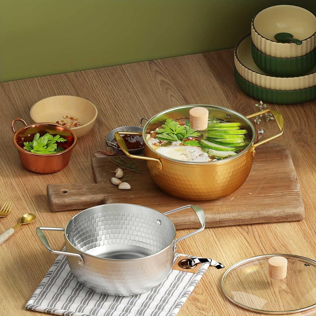 Single Person Hot Pot for Dorms Camping Small Household Cooking Appliance