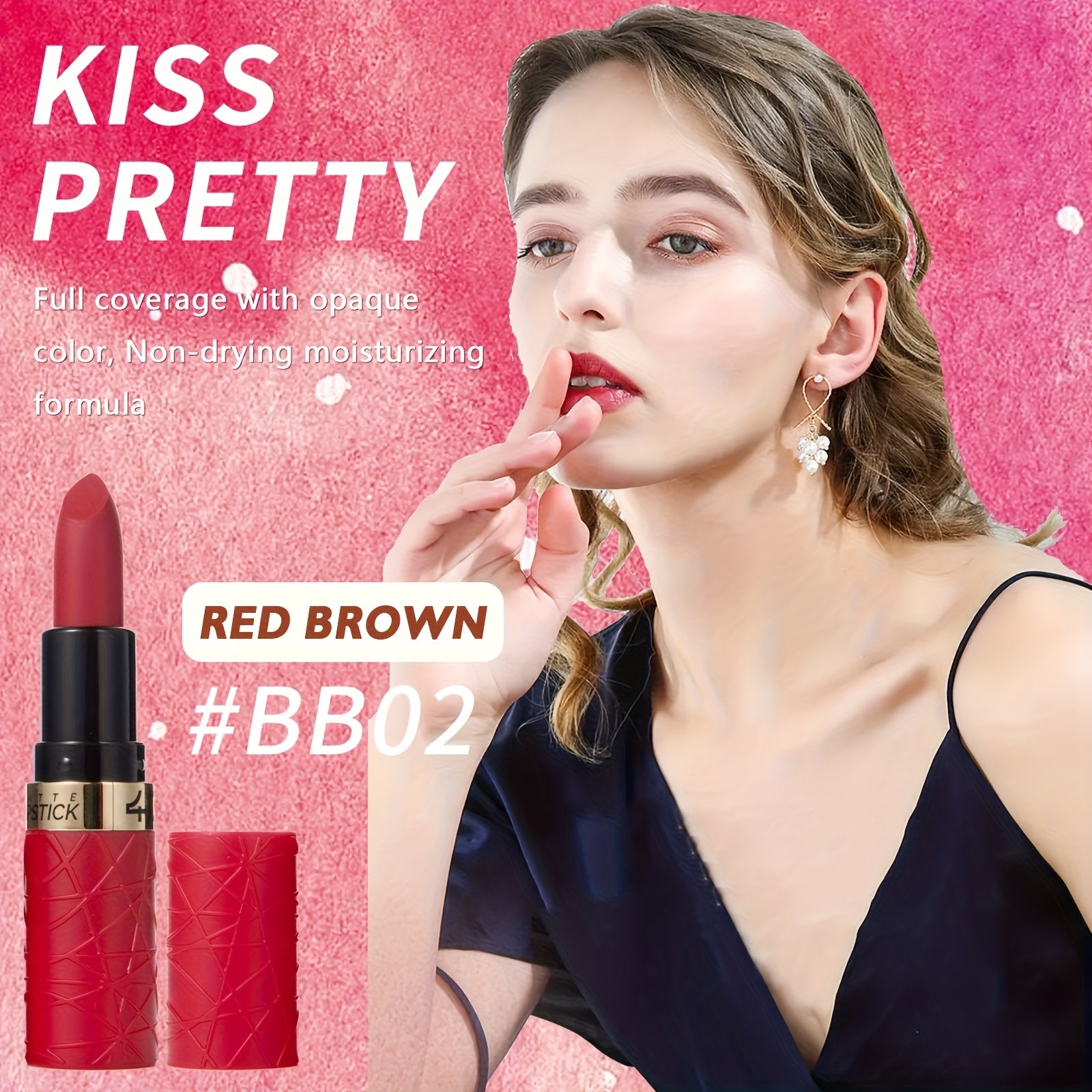 Set de gloss de labios mate a prueba de agua, 12 colores, de larga duración y sin transferencia