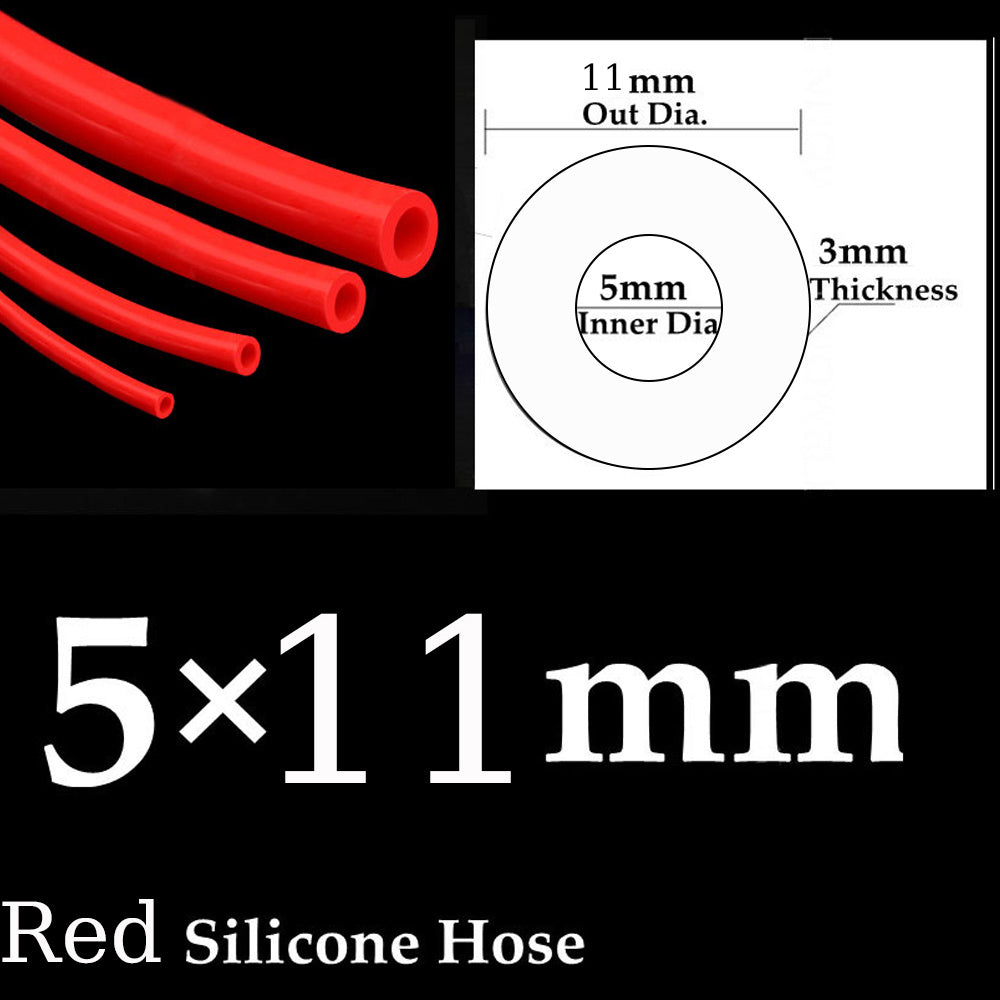 Universal Silicone Vacuum Hose 3/5/4/6/8/10/12/14mm Blue 1m