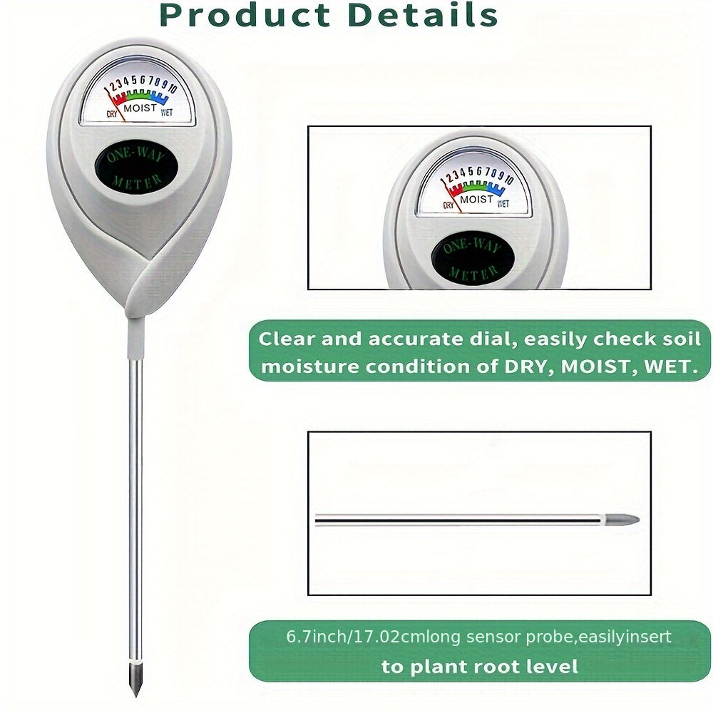 Indoor Plant Soil Test Kit with Humidity Meter and Water Meter