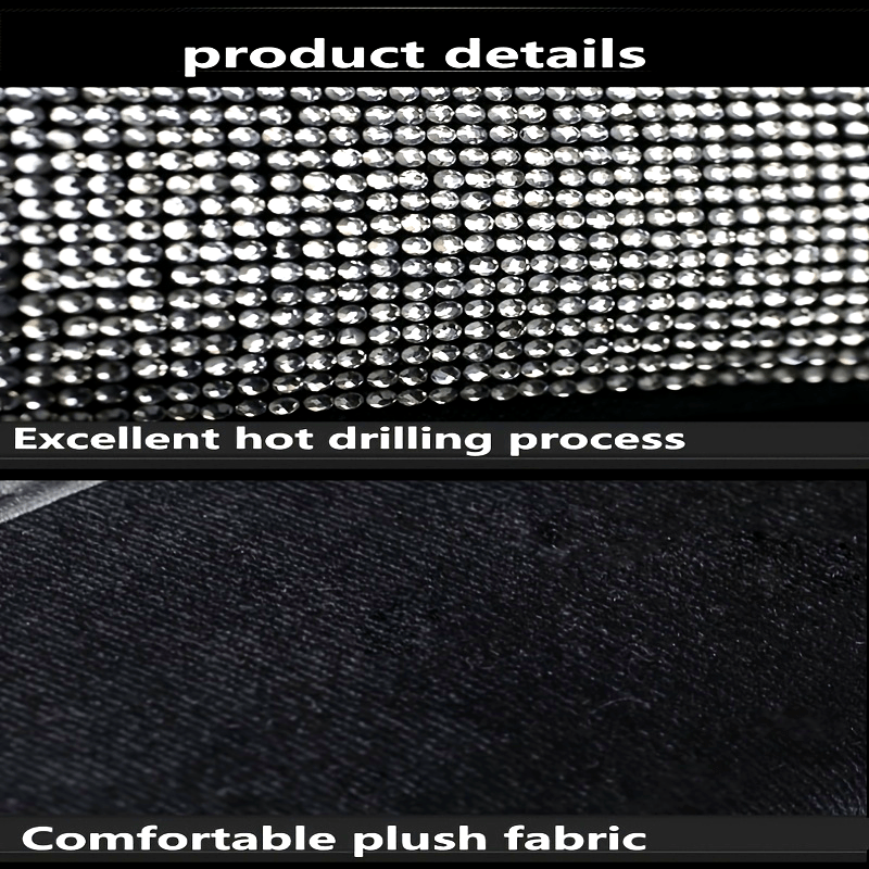 Uniseks sun'iy olmos qo‘ltiq qopqog‘i avtomobil terisi himoya yostiqchalari pad