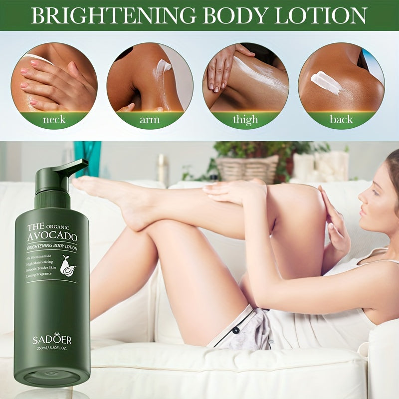 Unisex Avocado Hydrating Body Lotion 250ml Deep Moisturizer for Dry Skin