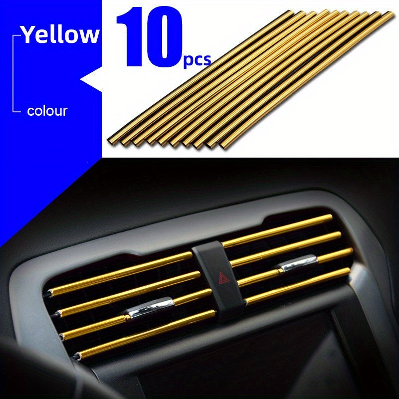 Universal Car Interior Air Conditioning Outlet Decorative Soft Strip